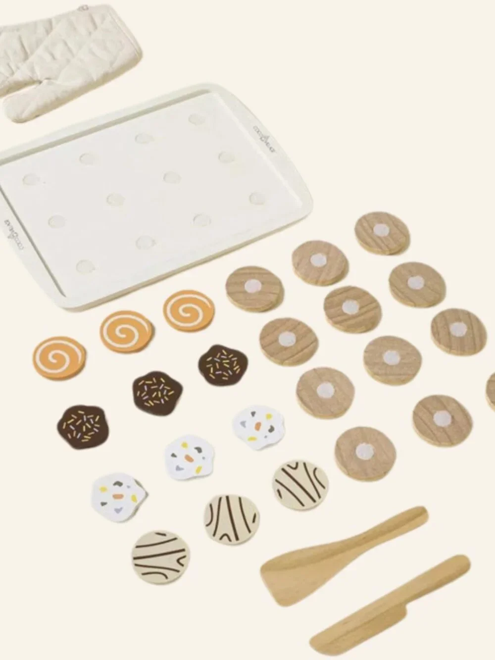 Wooden Cookie set
